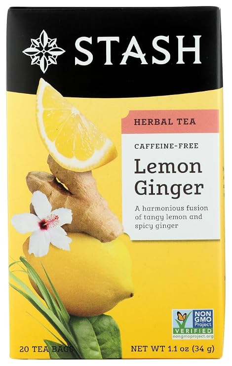 Stash Tea Lemon Ginger Tea 12x each 20 CT