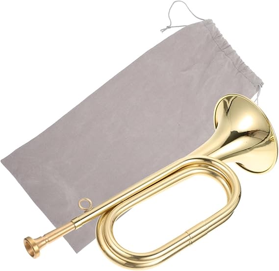 Trumpet Set Brass Bugle Call Trumpet Brass Cavalry Horn Instrument With For School Band Cavalry Orchestra Brass