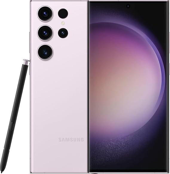 Samsung Galaxy S23 Ultra 5G SM-S918B/DS 512GB 12GB RAM, 200 MP Camera, Factory Unlocked, Global Version – Lavender