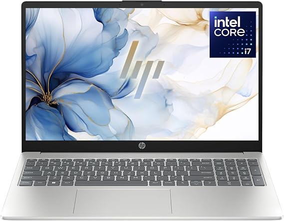 HP New 2026 Edition Core i7 15.6" Laptop | Intel High-Performance Core i7-1255U up to 4.7GHz | 24GB RAM - 1TB PCIe SSD | Webcam | FHD | Long Battery Life | Windows 11 | Business & Academic