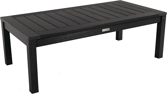 highwood AD-DSCT1-BKE Adirondack Coffee Table, Black