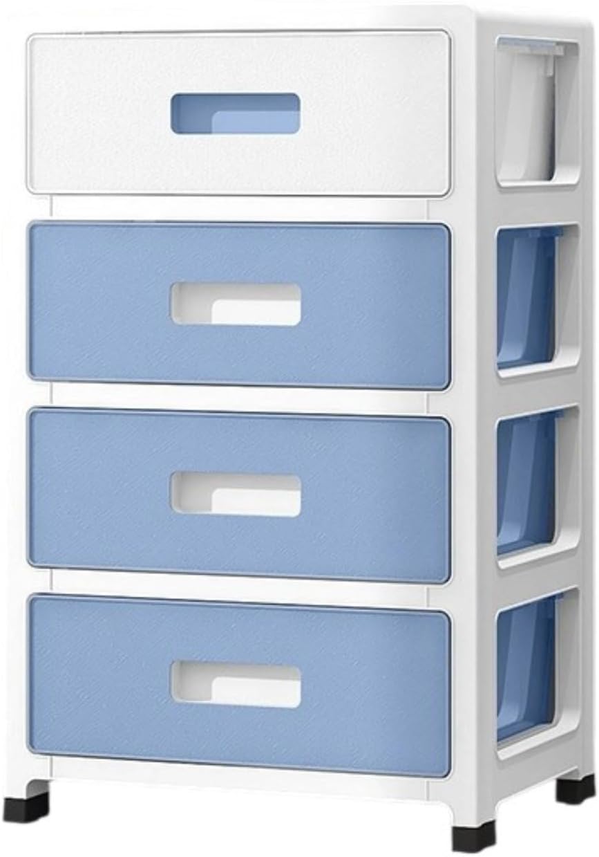 Rolling Cabinet, Interior Box, Wardrobe, Storage Box, Drawer, Zipper, Easy Assembly, Width 1.4 inches 35 mm Storage Box, 4 Tiers
