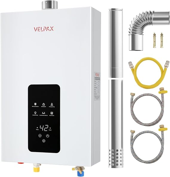 Tankless Water Heater Propane,4.21GPM 16L Indoor,Constant propane water heater,Instant Hot Propane Gas water heater with Multi-Protection