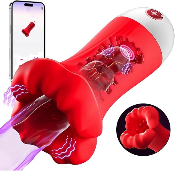 Multi-Function Pleasure Device for Intense Stimulation with Interactive App Control XN18100