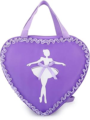 Cute Ballet Dance Backpack Tutu Dress Dance Bag,Ballet Bags for Girl,Personalized Waterproof Gym Bag Purple