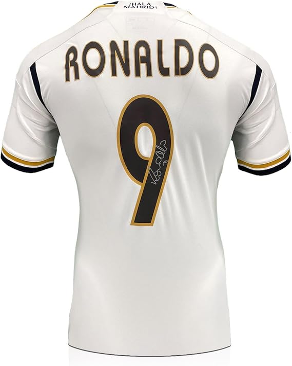 Ronaldo de Lima Signed Real Madrid 2023-24 Soccer Jersey White