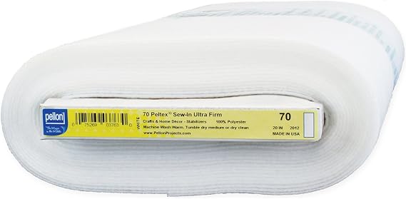 Peltex Sew-in Interfacing 20" X10yds-White