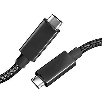 PRO 100W Dual PD/USB Type-C/8K Cable Compatible with Oppo K12 Plus Gen4 Data 10Gbps, 8/4K HDMI, Thunderbolt 3/4, Power Delivery (1.8M/6Ft)