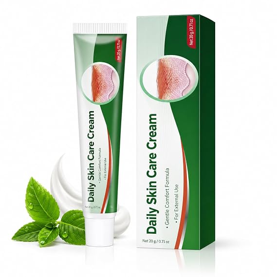 Daily Skin Care Cream, 20 g External Use Skin Cream for Dry-Looking Rough Areas (1PACK)