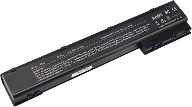 ARyee 14.8V 5.2Ah 8570w Battery Laptop Replacement for HP Elitebook 8560W 8570W 8760W 8770W, fit 632113-151 632425-001 632427-001 HSTNN-IB2P HSTNN-LB2P HSTNN-LB2Q HSTNN-F10C HSTNN-I93C VH08