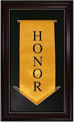 CLERKMANS Graduation Stole & Sash Display Frame – Elegant Shadow Box Keepsake For Graduates