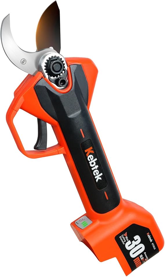 Kebtek Professional Electric Pruning Shears 2025 NEW, 16.8V 30mm Electric Pruner Only Pruner Body Machine