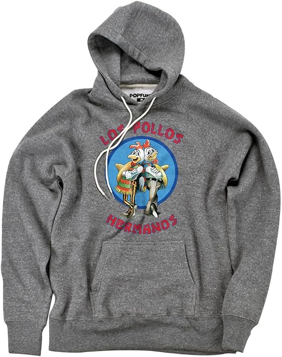 Popfunk Breaking Bad Breaking Bad Los Pollos Emblem Unisex Slim Fit Hoodie