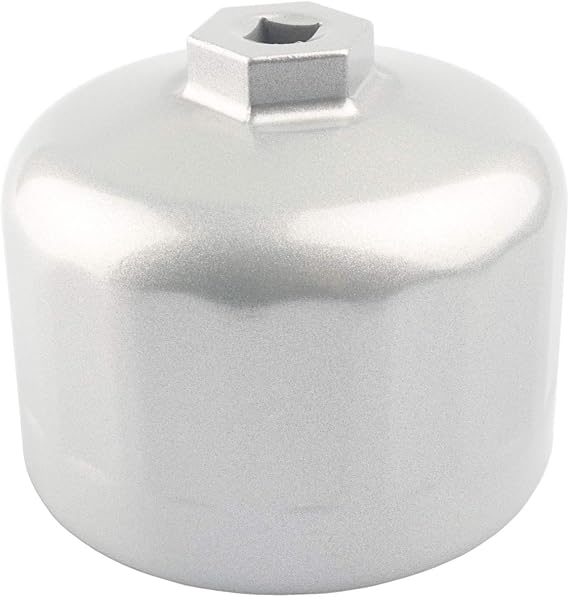Oil Filter Wrench 86MM 16 Flute Compatible with BMW, Volvo - E60, E90, F10, F30, N52, N54, N55 - 320i, 325i, 328i, 335i, 528i, 535i, X1, X3, X5, XC90, XC70, S60, S80, More - for Cartridge Housing Cap