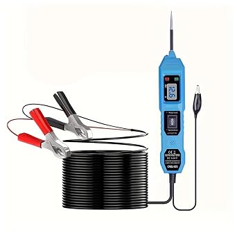 Power Circuit Tester, 6-24V DC Test Light Short Circuit, Automotive Component Electrical Polarity Identify Continuity Tester, Overload Protection