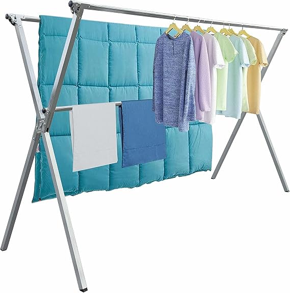 AZK Clothes Drying Rack Foldable Portable Design