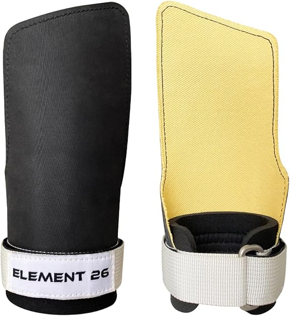 Element 26 IsoComp Hand Grips for CrossFitting and Gymnastics | Gloves for WODs, Gymnastics, Cross Training, Pull ups, Muscle ups, and Bar work, Kevlar Tactical Grips for Men and Women