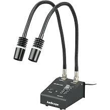 AmScope LED-6W Leistungsstarker 6 Watt LED Dual Swoseneck Lights Illuminator
