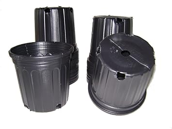 55 New Plastic Nursery 3 Gallon Trade Pot ~ Actual Volume: 2.296 Gallons