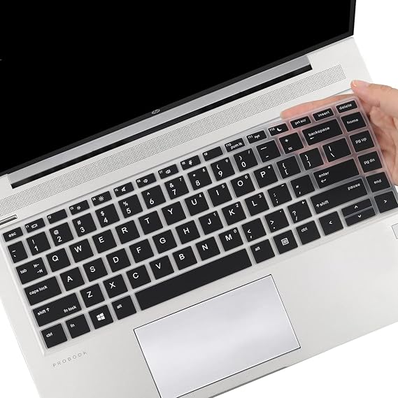 Keyboard Cover for HP ProBook 440 445 G9 G5 G6 G7 G8 G10, HP ProBook 430 G5, HP ProBook x360 440 G1, HP ProBook 640 G4 G5 G7 G8 14 inch Keyboard Protective Skin (Not fit 430/440/640 G2 G3) -Bk
