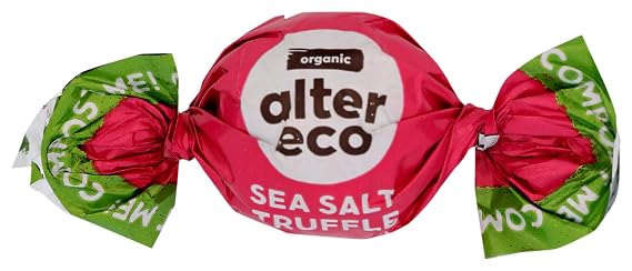 Alter Eco, Truffles Chocolate Sea Salt Single Organic, 0.42 Ounce