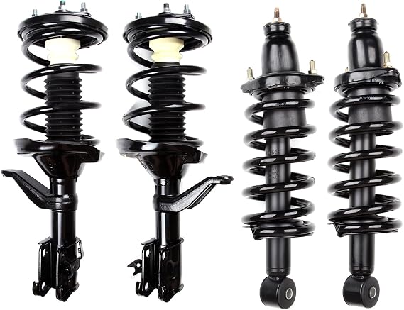 Struts And Shock Front and Rear Pair Pair Compatible with 2002-2006 for Honda CR-V Complete Struts Assembly 172144 172143 171380L 171380R
