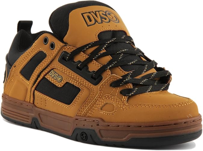 Dvs Footwear Mens Men's Comanche Shoe, Chamois Black Gum Nubuck, 11 Medium US