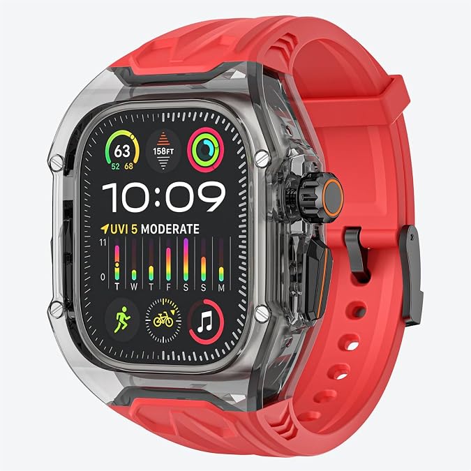 Universal Watch Case For Apple Watch, Watch Screen Protector Cover for Apple Watch Ultra 1/2 & SE Series 10/9/8/7