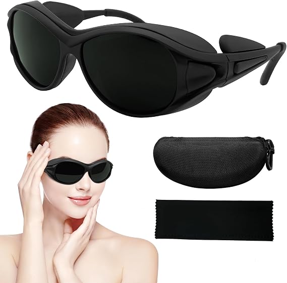 Red Light Therapy Glasses 99.9% Near-IR Blocking ANSI Z87.1 Certified