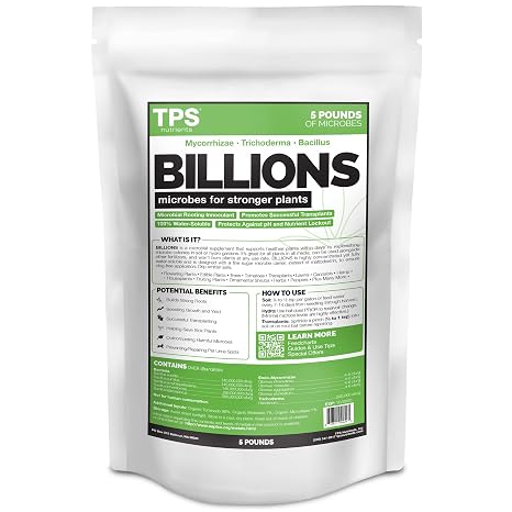 TPS Nutrients Billions - Mycorrhizal Fungi Root Inoculant for Plants, 5 lb