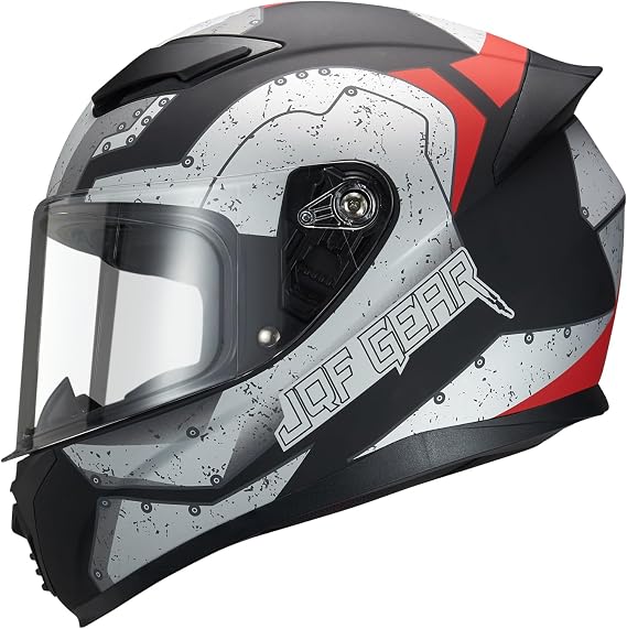 Full Face Motorcycle Helmet WS-607 DOT Approved for Adults | Designed for street riding with visor, ABS shell EPS, ventilation vents, removable washable liner and quick release buckle