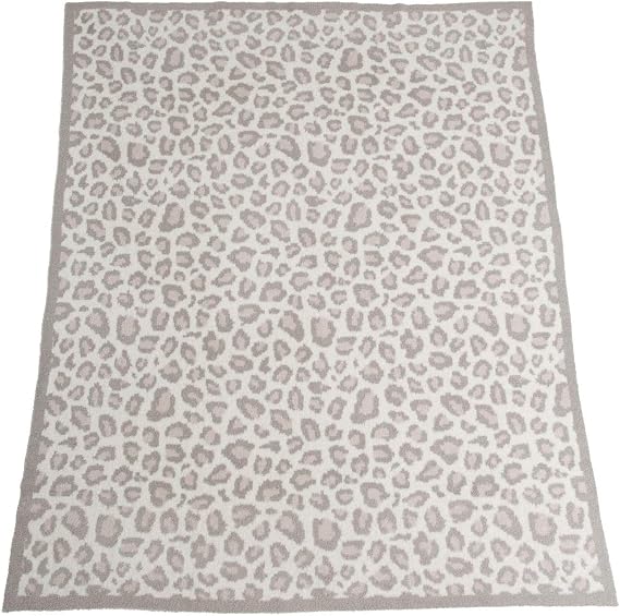 Barefoot Dreams CozyChic Safari Blanket Cream Multi