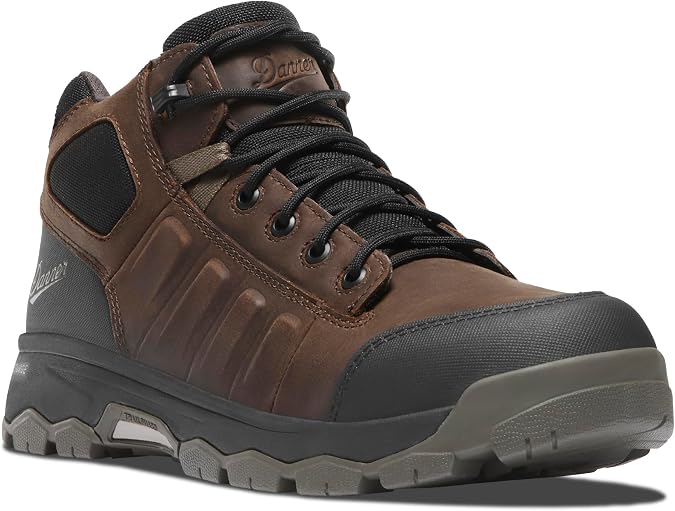 Danner Wheat Ridge 4.5" Men's Waterproof Leather Work Boots, Abrasion Resistant, Slip & Oil Resistant, EH Safe