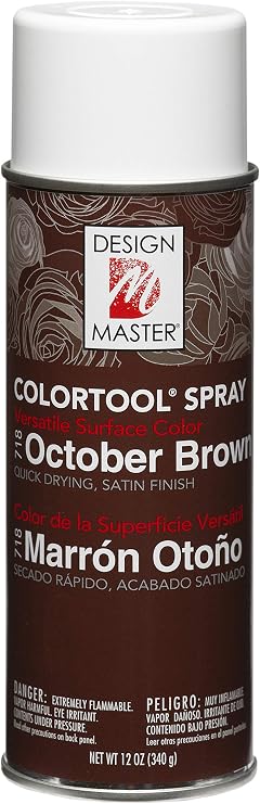 Design Master Colortool Spray Paint, 12-Ounce, October Brown