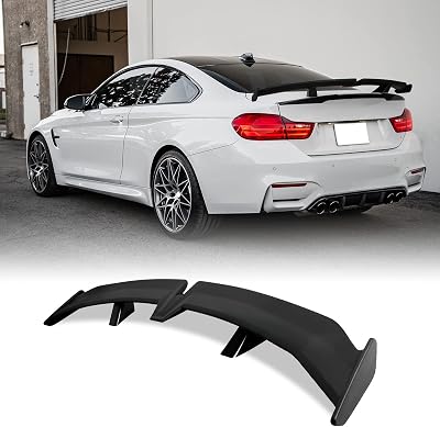 Universal Spoiler Rear Spoiler for Cars GT Style ABS Car Trunk Wing Spoiler PRO Style Universal Car Spoiler Tail General Models Matte Black