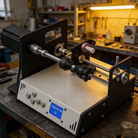 Automatic Coil Winding Machine,CNC Automatic Wire Winder,with 0.01mm Precision,120-900 RPM Adjustable Speed,2.3nm Torque,for Transformer/Choke/Tube Amp Coils
