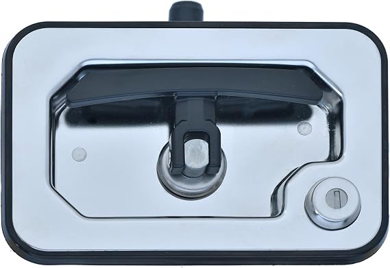 Stahl - 231928-008 - Key Code 008 - Replacement T-Handle Latch Kit Challenger ST Service Body (2018 Models and Older) - Stainless Steel Replacement Latch Kit with Black T-Handle