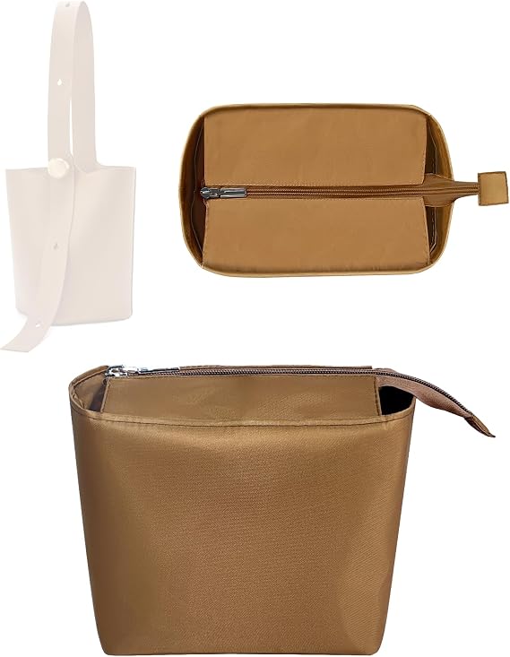 Purse Organizer Insert Fit for Loewe Pebble Mini Inner Liner Bucket Bag