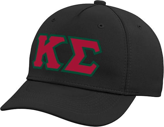 Kappa Sigma Officially Licensed Scarlet & Green Lettered Adjustable Baseball Hat