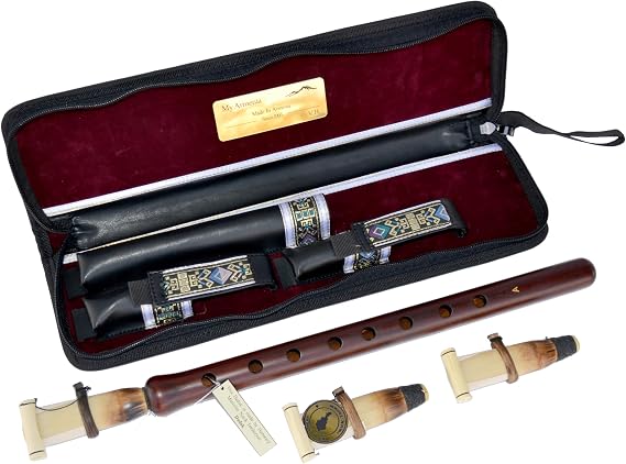 Armenia Duduk Professional Apricot Duduk Armenian Professional Apricot is Handmade from Armenian Apricot Wood, Armenian Classical Music, Leather case, 3 Professional reeds, and Made in Armenia