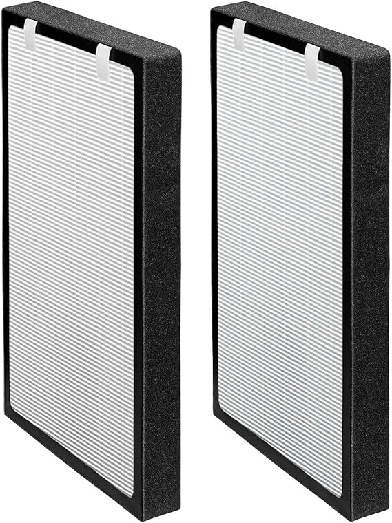 Pro Breeze HEPA Air Purifier Filter, Replacement Filter (x2) for Pro Breeze Large Air Purifier - 3-in-1 Filter for PB-P06 (PB-P06F)