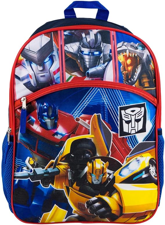 Transformers Autobots Backpack - 16" - Deluxe - Microsilk - Optimum Prime - Bumblebee