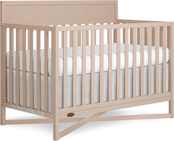Dream On Me Owen 5-in-1 Convertible Full Size Baby Crib, GREENGUARD Gold