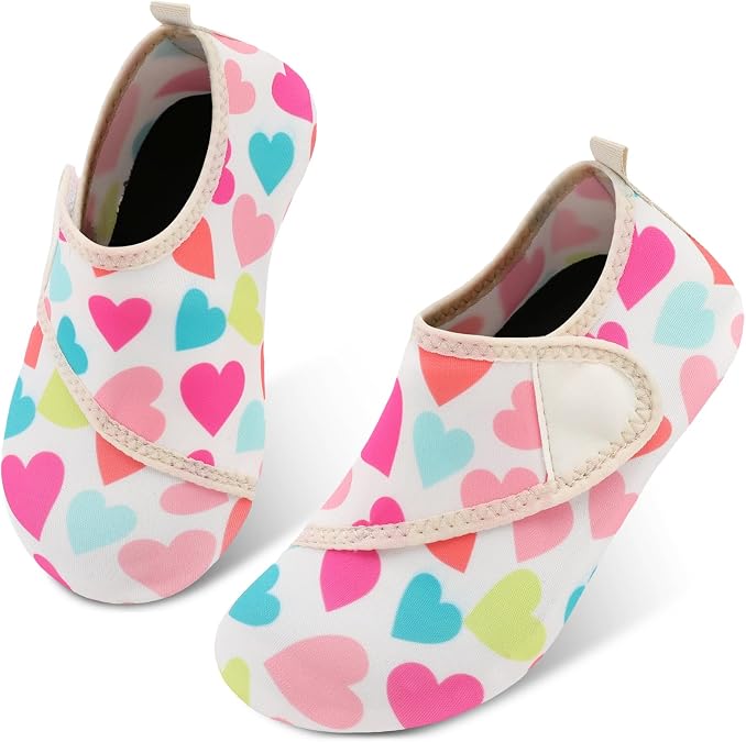 L-RUN Toddler Water Shoes Quick Dry Kids Swim Shoes Barefoot Boys Girls Aqua Socks for Beach Pool Surfing Yoga Non-Slip