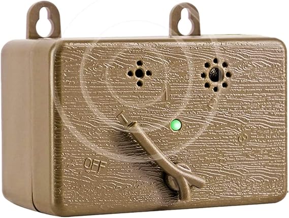 Dog Bark Deterrent Devices, Anti Barking Device for Dogs, 4 Training Modes 50 FT Range Barks No More Indoors Outdoors Behavior Correct, Bark Control Box for Dogs (Brown)
