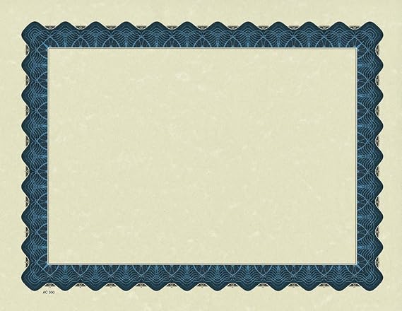 Great Papers! Metallic Border Certificate, 8.5 x 11, 400 count (934400PK4)