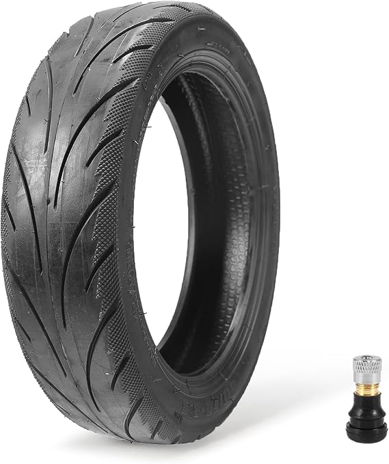 60/70-6.5 Scooter Tire,10x2.50 Tubeless Tire With Valve Stem | High Traction 10 Inch Iscooter Tire For Ninebot Segway Max G30 G30p G30lp Mobility E-Scooters