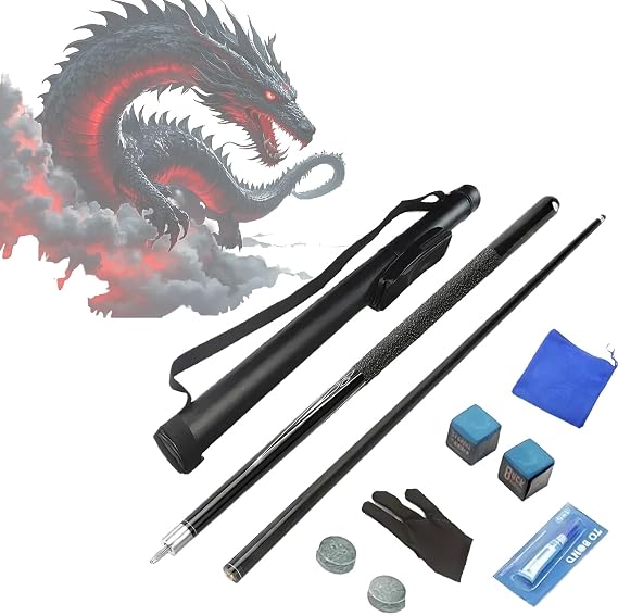 Multiple Sizes Carbon Fiber Billiard Cue Small Head Medium Head Big Head Professional Chinese Eight Ball Cue Black Eight American Snooker