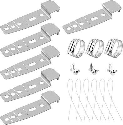 2pcs Dishwasher Mounting Bracket kit, 5001DD4001A Dishwasher Mounting Clips Under Counter Mounting Brackets Compatible with LG