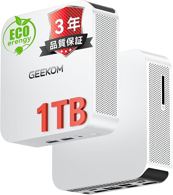 GEEKOM A5 Pro 7530U Mini PC Corporation Office Desktop Small PC Space Saving Quiet